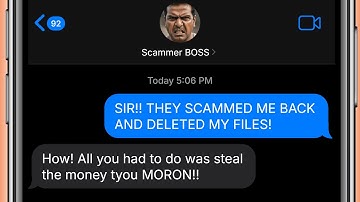 Scammer Tries To Scam Me, So I Scam Him Back