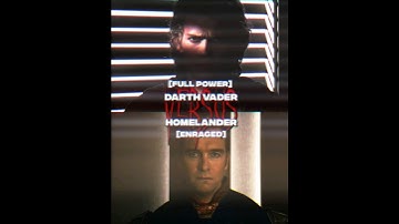 Darth vader vs homelander