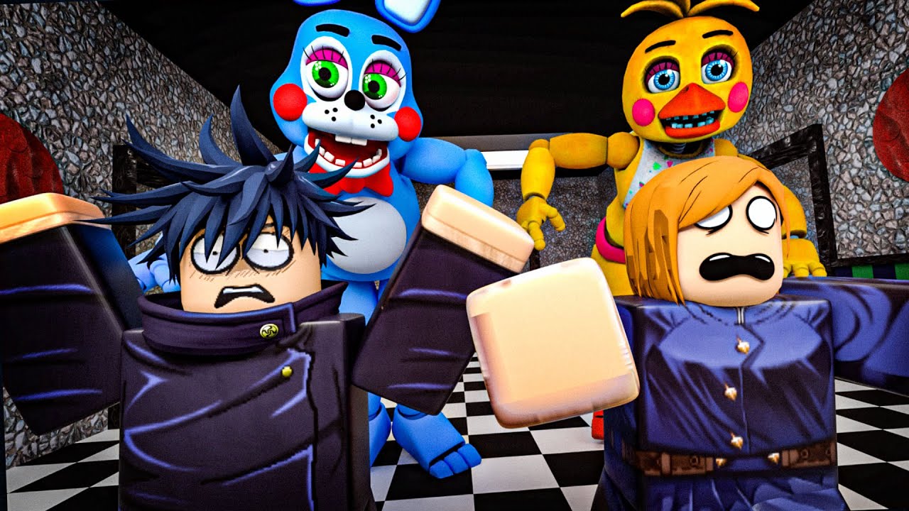 Актёры озвучки JJK ВЫЖИЛИ в Five Nights at Freddy's 2! (JJK Roblox)