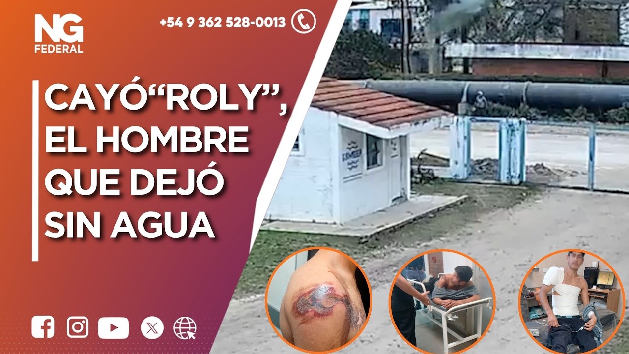 ►Detuvieron a "Roly", el ladrón que dejó sin agua a Resistencia y Barranqueras