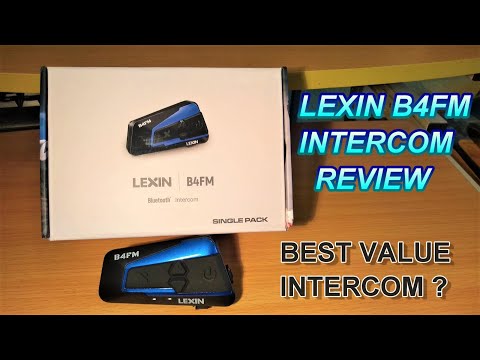 ★ LEXIN B4FM MOTORCYCLE INTERCOM REVIEW ★