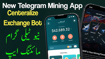 Make Money Online | New Telegram Mining App | CEX App