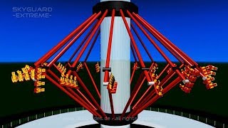 Crazy Tower Ride - Sky Guard
Been sent a video of the Sky Guard from Marc Rides, a crazy looking tower ride concept that sure looks fun and will certainly offer an unusual ride experience.
The Sky Guard Extreme version looks even more insane, I can only imagine how intense that would be to ride. Hopefully one will be built.
Marc Rides have been developing new attractions for manufacturers of recreational facilities, showmen and amusement parks for over 25 years.
Be sure to check out their website www.marc-rides.de Crazy Tower Ride - Sky Guard