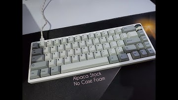 KBD67 Lite R2 w/ Alpaca V2 + PE Foam Mod