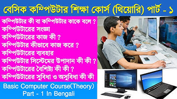 what is computer in bangla. কম্পিউটার কি বা কম্পিউটার কাকে বলে, কম্পিউটারের কাজ কি, কিভাবে কাজ করে