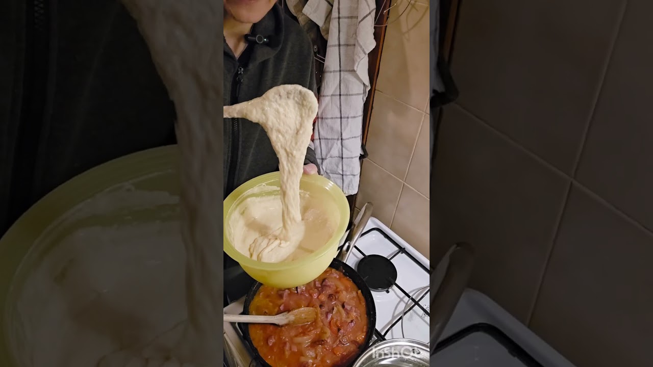 Lecsós tarja nokedlivel #vlog #vlogs #főzés #fozes #food 