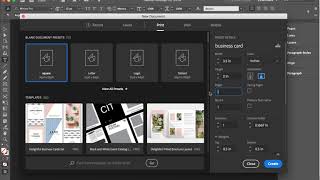 InDesign - Basic business card setup