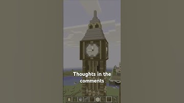 Big Ben in Minecraft by Yusuf x Dido🔥🔥 #minecraft #minecraftbuilding #mobcraft