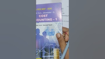 Cost Accounting 1 B.Com SEM 3 NEP Gujarat University 2023 Solved MCQS#shorts