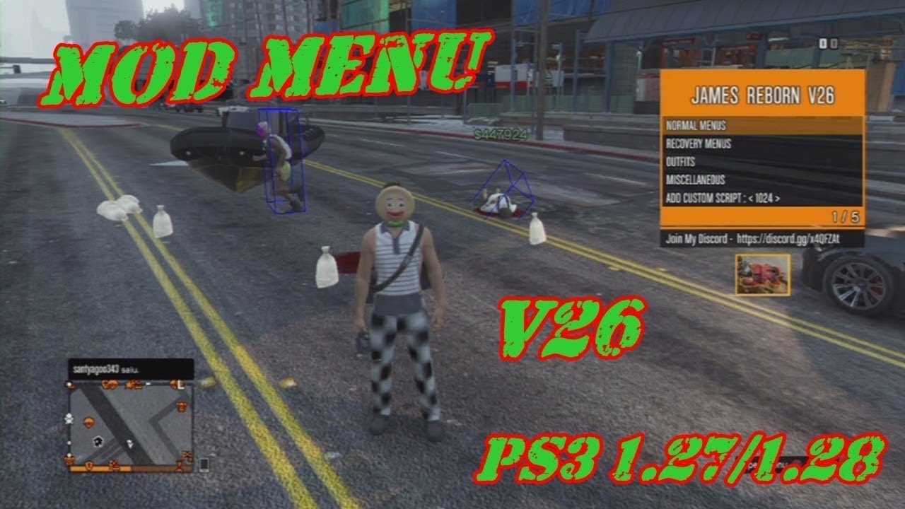 GTA 5 JAMES REBORN V26 ~ OFFICIAL MOD LOADER Offline/Online +DOWNLOAD