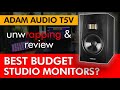 Adam Audio T5V Unboxing & Review | THE JAMES BOND OF BUDGET STUDIO MONITORS!