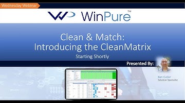 Data Cleaning using WinPure