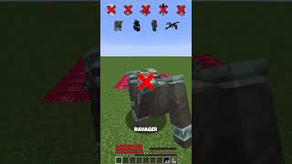Respawn Anchor vs Different Mobs #shorts #meme #minecraft