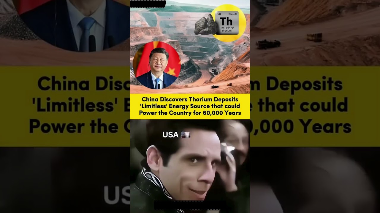 China’s Thorium Discovery Could Power the Nation for 60,000 Years ⚡🇨🇳 | FACTVERSE | 
