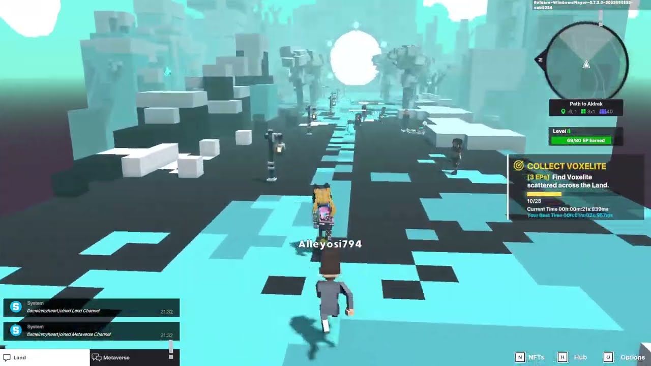 Прохождение квеста Path to Aldrak Collect Voxelite 58s Speedrun