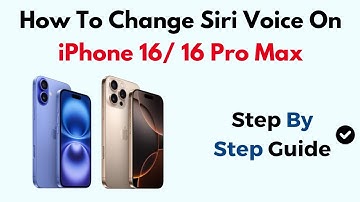 How To Change Siri Voice On iPhone 16/ 16 Pro Max
