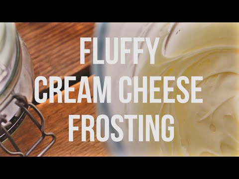 Fluffy Cream Cheese Frosting - The 60 Second Chef