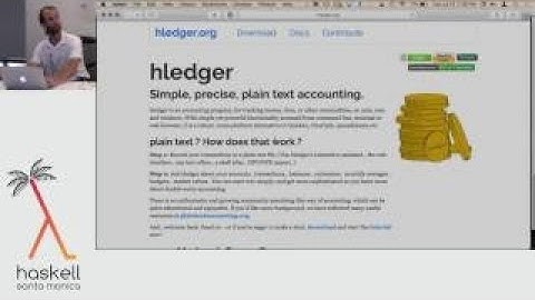 Simon Michael Hands on with hledger