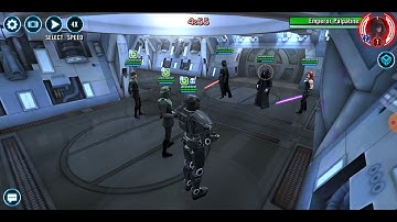 [3v3] Veers/Piett/Darktrooper vs. EP/Mara/Darth Vader (L6 cooldown datacron): 57 banners
