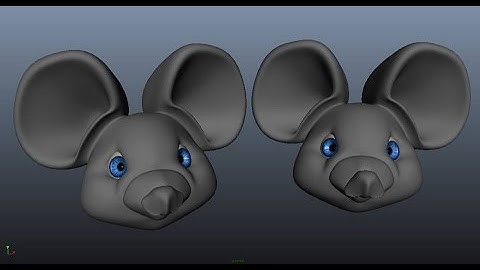 The Fat Mouse - 3D character modeling tutorial 1/2 | MAYA character modeling tutorial