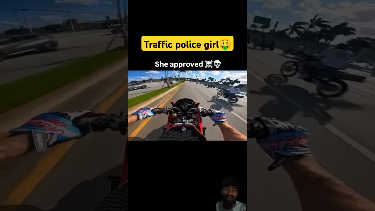 Traffic police girl #automobile #zx10r #biker #smartphone #kawasaki10r ...