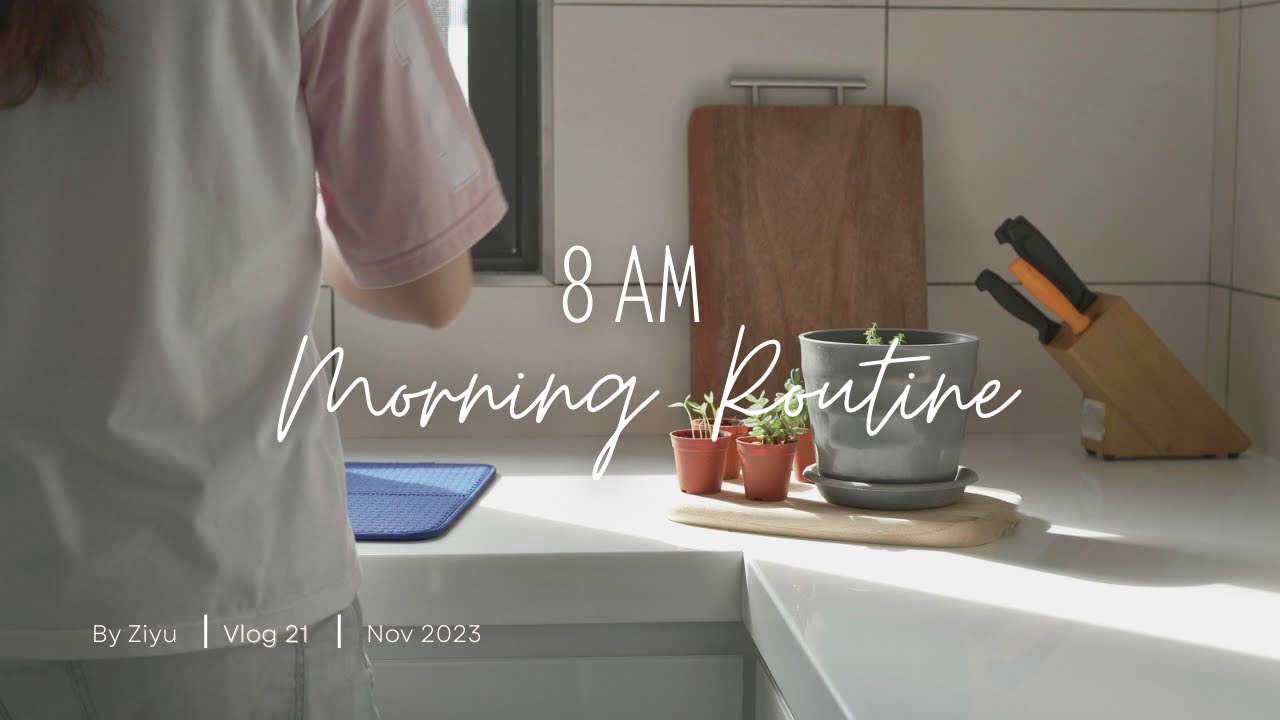 8AM Diaries | 3 hour morning routine that helps rebuilding my body ...