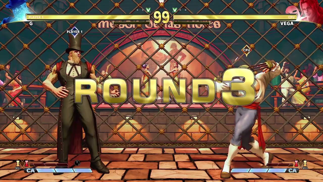 STREET FIGHTER V G vs Vega