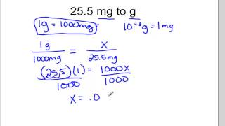 Conversion using Proportions