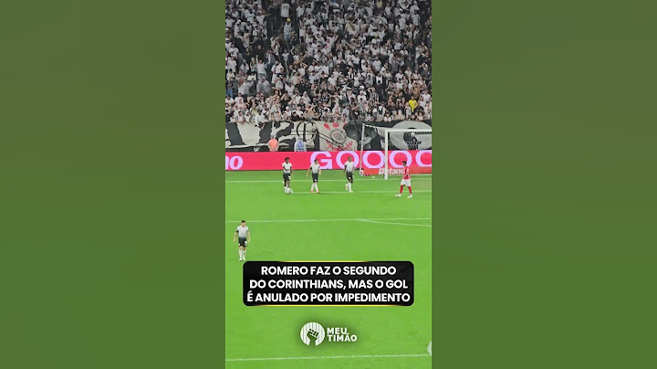 ROMERO MARCA, MAS O GOL É ANULADO