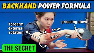 The Ultimate Backhand Power Formula :  Hand at Navel, Braced Elbow screenshot 5