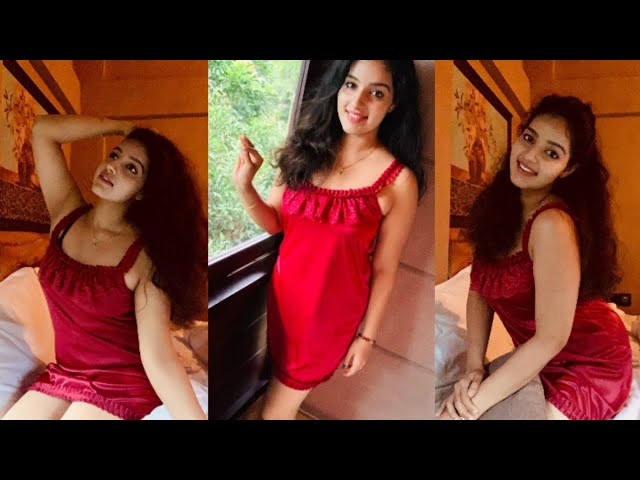 Malavika C Menon Hot red Photoshoot | Malayalam Actress Hot Photoshoot |  #malavika #photoshoot - YouTube