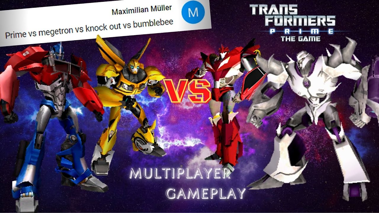 Optimus Vs Megatron vs Knockout vs Bumblebee Transformers Prime The