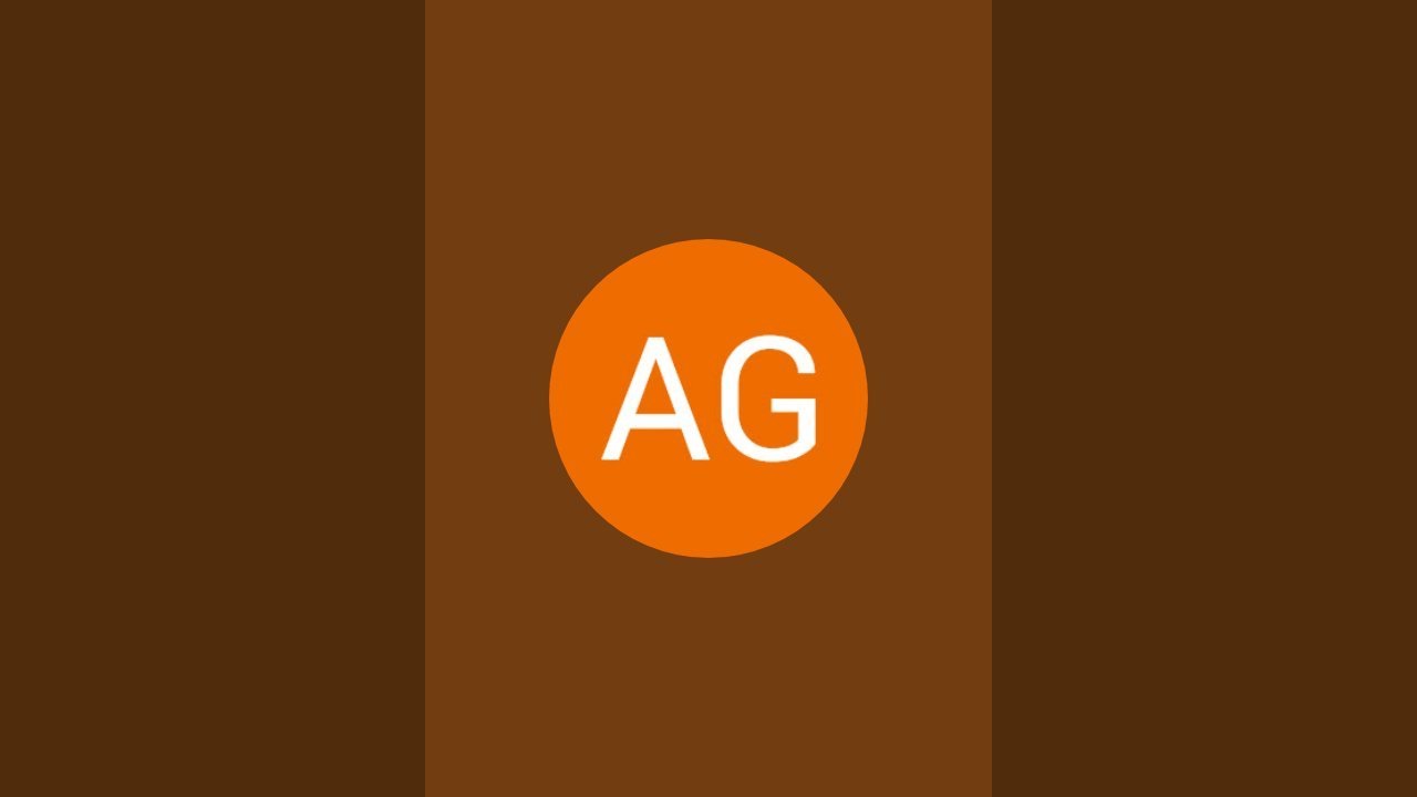 AG is live! - YouTube
