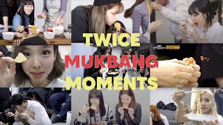 TWICE MUKBANG MOMENTS | jyp feeding twice for 9 minutes | #twice  (트와이스 トゥワイス)