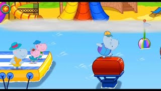 Hippo Wasserpark Spaß Wasserrutschen Gameplay für Kinder #hippo #wasserpark #wasserrutsche #3 #kids screenshot 2
