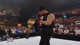 The Undertaker Confronts Kurt Angle After Calling Out The Rock 6/27/2002 Part 1