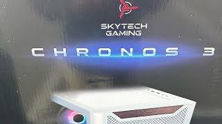 SkyTech Gaming Chronos 3 (White) PC Unboxing 4K Resolution 