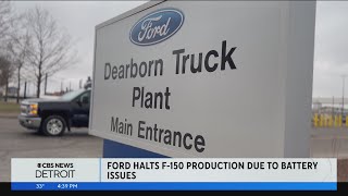 Ford stops production of electric F-150 after battery fire