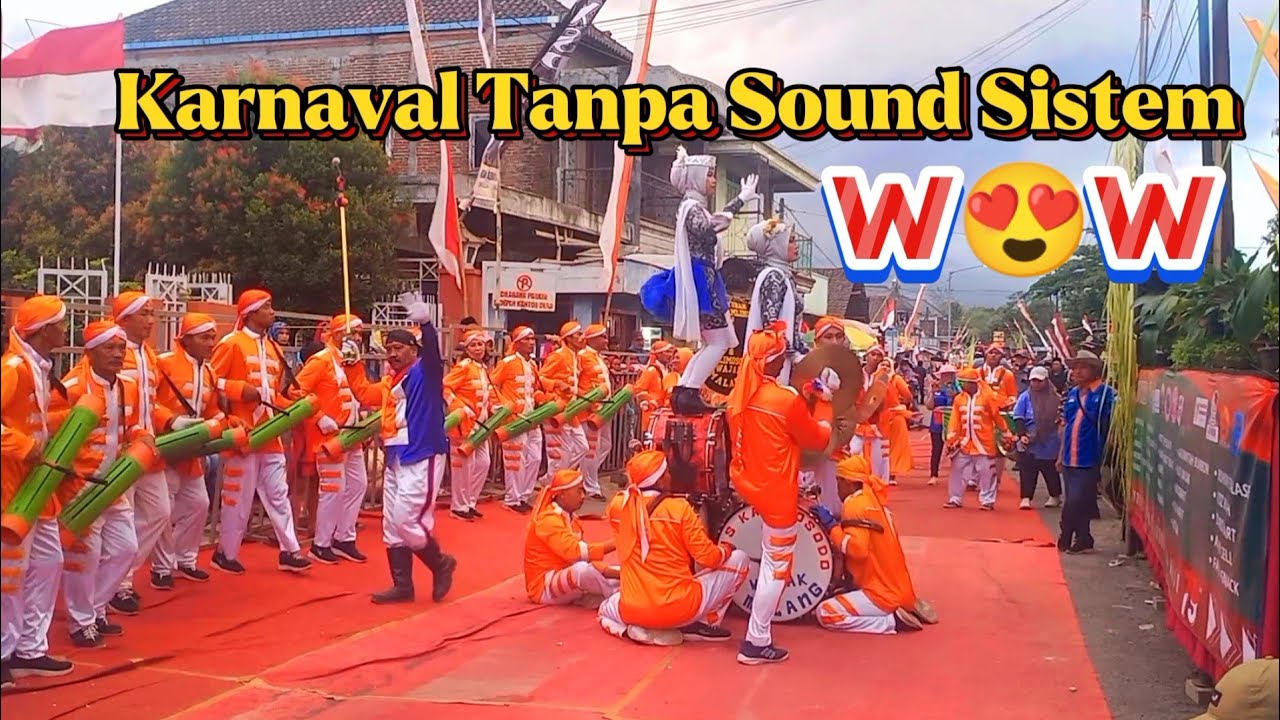 Meriahnya Karnaval Budaya Desa Blayu  ada Drumband | Kecamatan Wajak