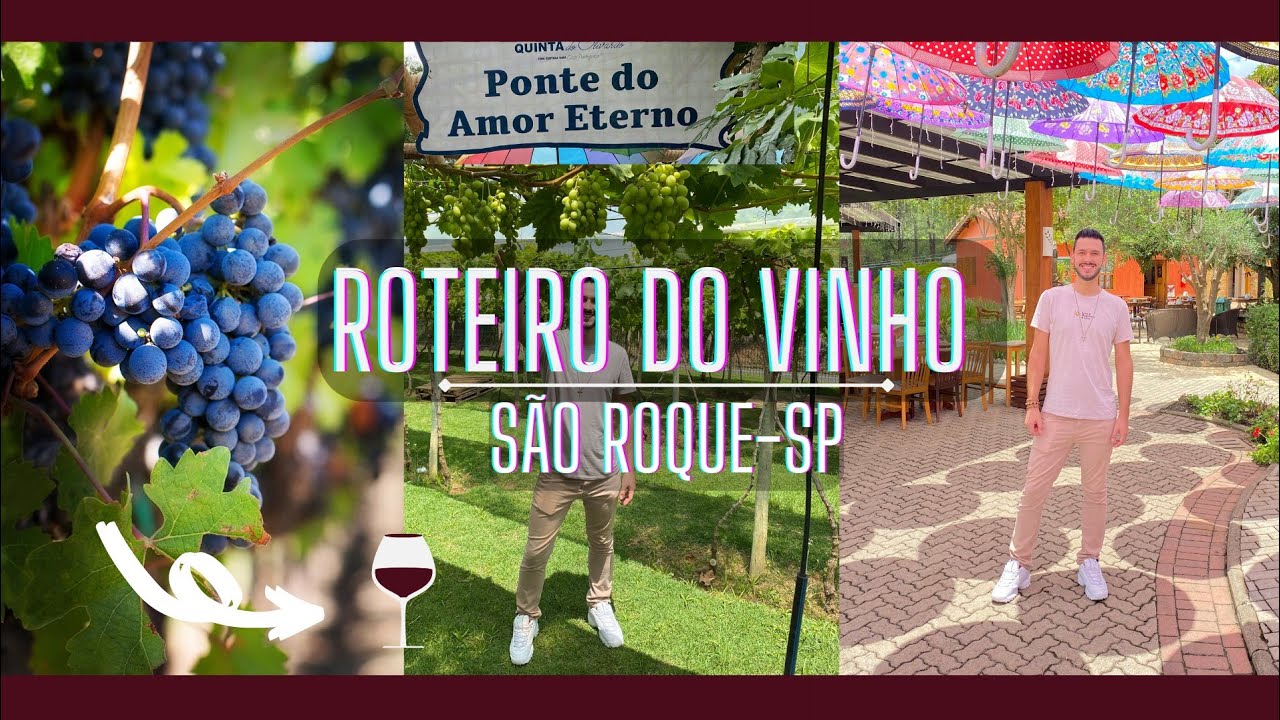 ROTEIRO DO VINHO SÃO ROQUE - SP em um dia COMPLETO | BATE E VOLTA na ROTA DO VINHO| O QUE FAZER🍷