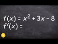 Learn how to use the second derivative test to determine relative extrema