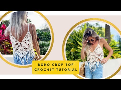Crochet Boho Top  Easy Crochet Tutorial + Pattern 