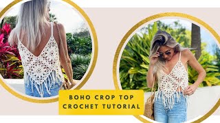Crochet Boho Top | Easy Crochet Tutorial + Pattern
