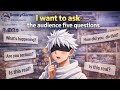 I want to ask the audience five questions Sonky Gamer🔥