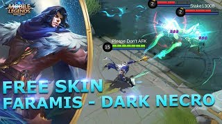 FREE SKIN - FARAMIS DARK NECRO | Mobile Legends Bang Bang FREE SKIN - FARAMIS DARK NECRO | Mobile Legends Bang Bang