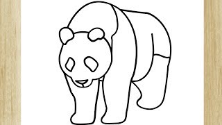 Como desenhar um Urso Panda PASSO A PASSO narrado 