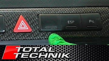 How to Remove Dashboard Blank Button - Audi A6 S6 RS6 - C5 - 1997-2005 - TOTAL TECHNIK