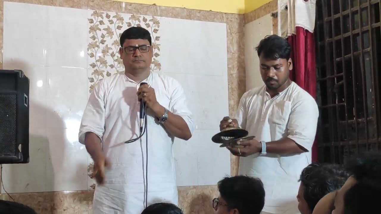 He dayala rakha charane kirtan with lyrics performed by bapi bhai at nayapalli bhdrab satsang,bbsr,