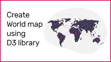 Create a worldmap using d3 library #d3js