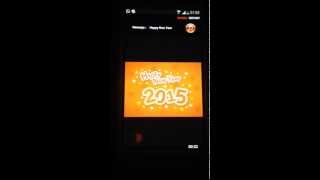 Happy New Year 2015 - FREE photo messaging game app screenshot 2